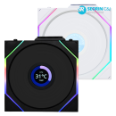 리안리 UNI FAN TL Wireless LCD 120 리버스 블랙 1팩