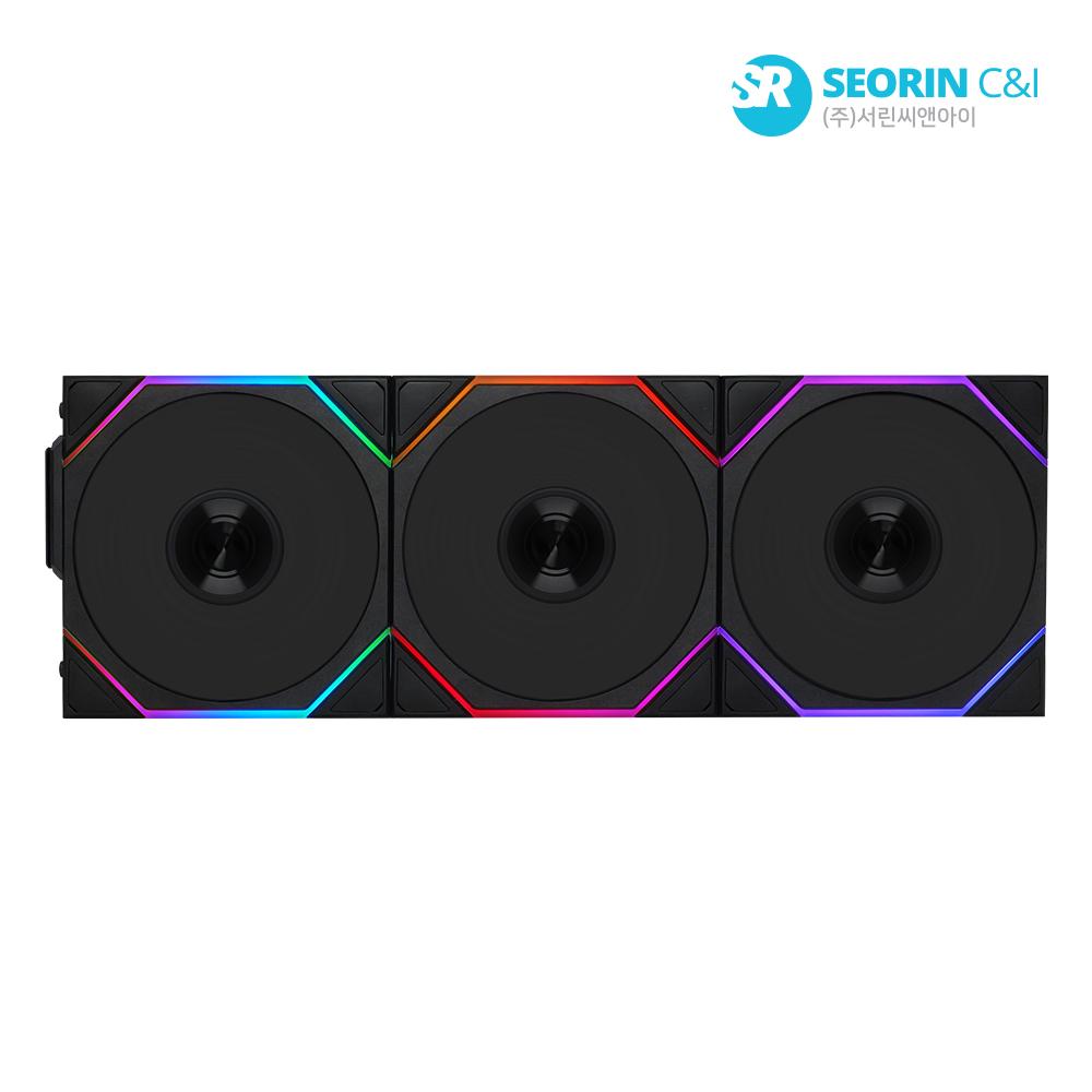 LIAN LI UNI FAN TL Wireless 120 리버스 블랙 3팩