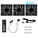 리안리 UNI FAN TL Wireless LCD 120 블랙 3팩