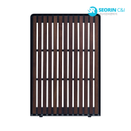 리안리 A3-3WD A3 m-ATX 프론트 우드 패널 블랙