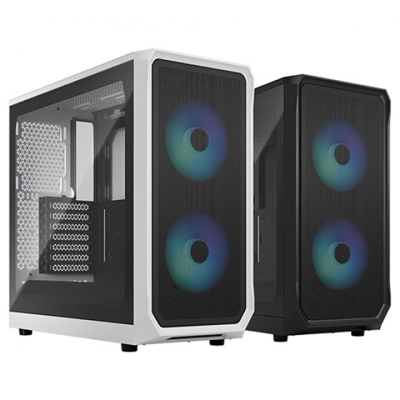 리퍼 - Fractal Design Focus 2 RGB TG Clear Tint 화이트