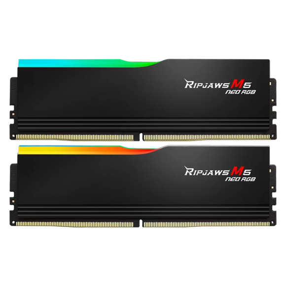 지스킬 DDR5-6000 CL36 RIPJAWS M5 NEO RGB 블랙 패키지 (32GB(16Gx2)) 지스킬 DDR5-6000 CL36 RIPJAWS M5 NEO RGB 블랙 패키지 (32GB(16Gx2))