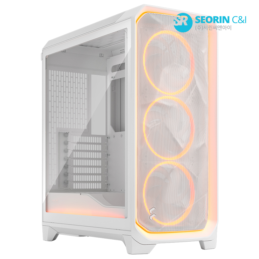 Fractal Design Meshify 3 Ambience Pro RGB 강화유리 화이트