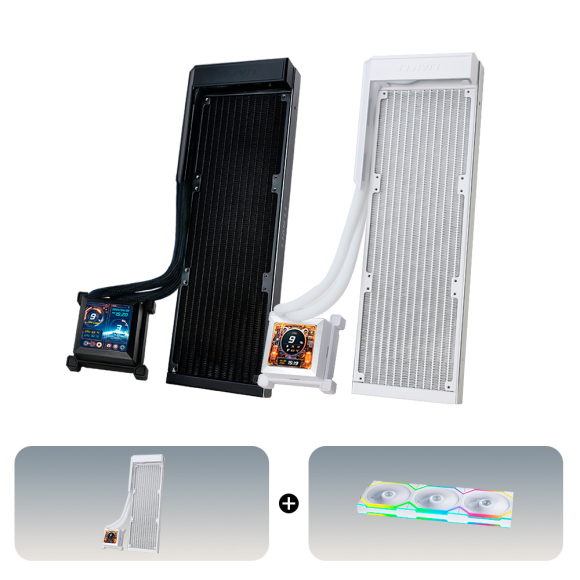 [패키지]Hydroshift LCD 360 non fan + UNI FAN Wireless 120 3팩