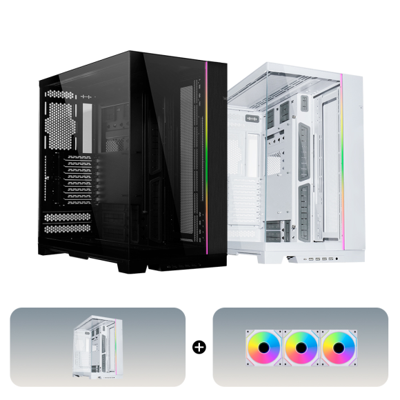 [패키지] 리안리 PC-O11D EVO XL 케이스 + 쿨링팬 (팬 선택가능)