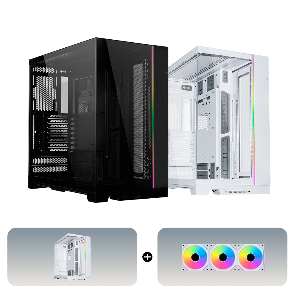 [패키지] 리안리 PC-O11D EVO XL 케이스 + 쿨링팬 (팬 선택가능)