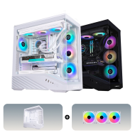 [패키지] 리안리 Vector V100 케이스 + 쿨링팬 (팬 선택가능)