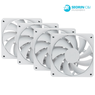 HYTE FLOW FA12 (4팩, 스노우 화이트)