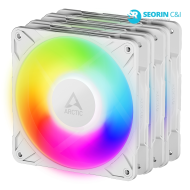 ARCTIC P12 Pro ARGB 화이트 3팩