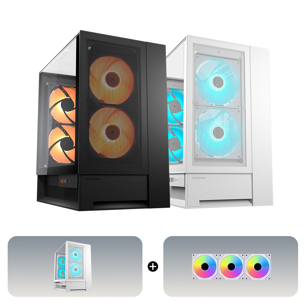 [패키지] 쿠거 Omny x PC케이스 + 쿨링팬 (팬 선택가능)