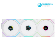 [상반기결산] 리안리 UNI FAN TL Wireless LCD 120 리버스 화이트 3팩