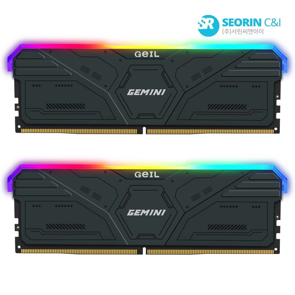 게일 DDR5-6000 CL36 GEMINI RGB Gray 패키지 (32GB(16Gx2))