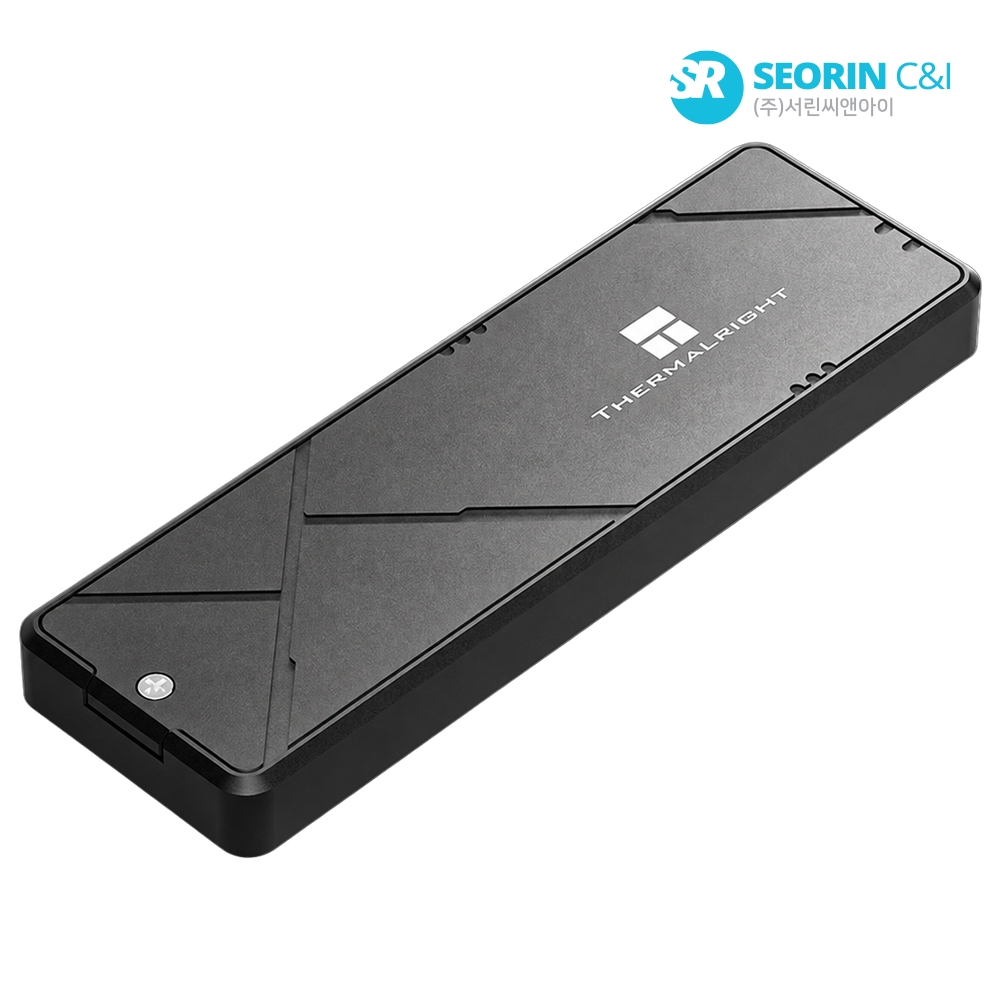 [SSD인클로저모음전] 써멀라이트 HR-EB109 C M.2 외장케이스 (SSD미포함) (블랙)