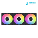 리안리 UNI FAN CL FLEX 120 리버스 블랙 3팩