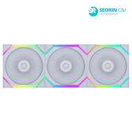 리안리 UNI FAN SL FLEX 120 리버스 화이트 3팩