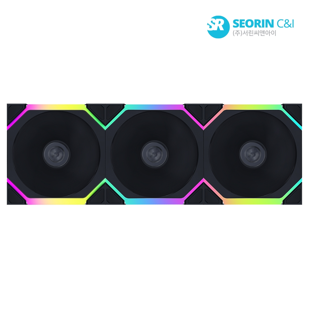 리안리 UNI FAN SL FLEX 120 블랙 3팩