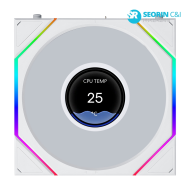 리안리 UNI FAN TL FLEX LCD 120 화이트 1팩