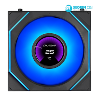 리안리 UNI FAN SL-INF FLEX LCD 120 블랙 1팩