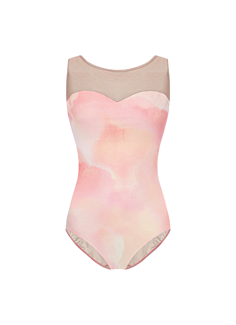 엘사 메쉬 레오타드 코랄 1