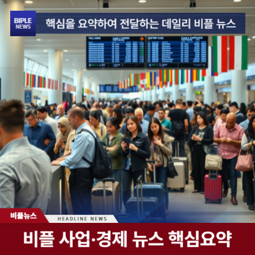 중국 단체 관광객 무비자 입국 시...