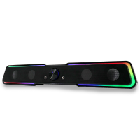 유니콘 SB-M9 2세대 레인보우 RGB LED 게이밍 USB 2채널 컴퓨터 PC사운드바 스피커