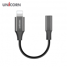 [유니콘]아이폰 아이패드 호환 8핀 to 3.5mm이어폰젠더 AUX변환 컨버터 CT-400S