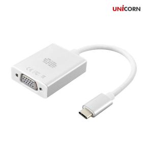 유니콘 USB C타입 To VGA 변환젠더 컨버터 JV-100VG