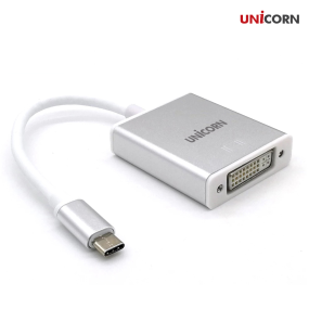 유니콘 USB C타입 to DVI 변환젠더 컨버터 JV-200DV