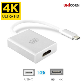 유니콘 USB C타입 TO HDMI 변환젠더 컨버터 4K UHD지원 JV-400HD