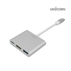 유니콘 C타입 to HDMI USB3.1 멀티컨버터 HDMI 4K 미러링 PD충전 TH-700HDMI