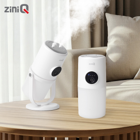 지니큐 무선 듀얼 미니가습기 무드등 분무각도조절 ZQ-HX30