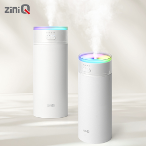 지니큐 무선 LED 이퀄라이져 미니가습기 7컬러 무드등 ZQ-HX50