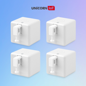 유니콘IoT 충전식 버튼 클릭봇4세트 묶음상품 원격제어 자동 조명 스마트홈 스위치클릭 스마트스위치 TS-F5