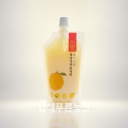 남해 갈아만든 유자청 파우치 200g*5개