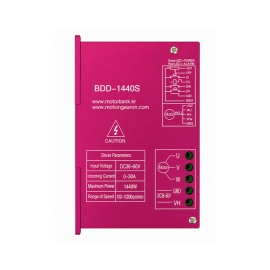 외부 속도제어 장착 BLDC 모터 드라이버 BDD-1440S 1440W급 DC36~60V 홀센서·센서리스 겸용