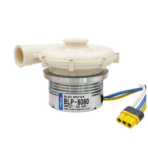 고풍량 BLDC 블로워 BLP-8080 DC24V/48V 풍량 1550L/min 풍압 23kPa 최대 60000rpm AC220V 드라이버 대응 (구 BLB-560A)