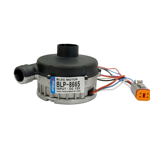 IP66 방수방진 드라이버 내장형 BLDC 블로워 BLP-8665 DC12V 92W 풍량 742L/min 풍압 10.22kPa PWM 속도조절