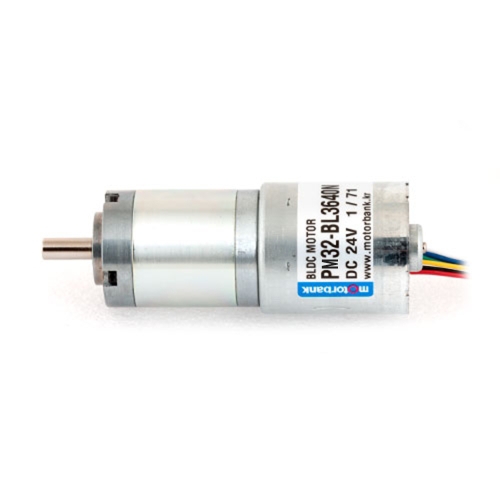32파이 메탈유성기어드 구동드라이버내장형 BLDC모터 PM32-BL3640N-2480 DC24V 8300RPM
