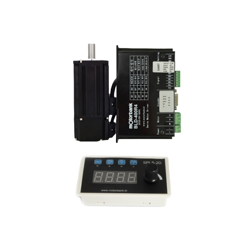 RS-485통신 서보모터 드라이버 컨트롤러 세트 60각 MS-60S-G1 200W 400W 600W 브레이크 장착가능