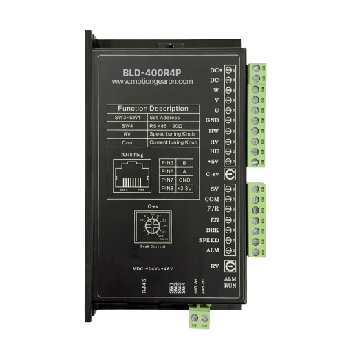 BLDC모터 드라이버 BLD-400R4P MODBUS 통신 RS485통신 DC15V-48V 69W-300W