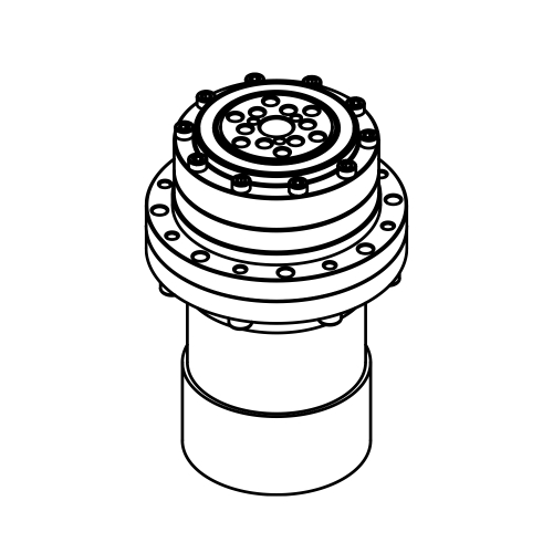 엔코더 하모닉감속기어 BLDC모터 PFH62-BL5772E 홀센서타입 DC24V 1000PPR 20arc/min 50000rpm