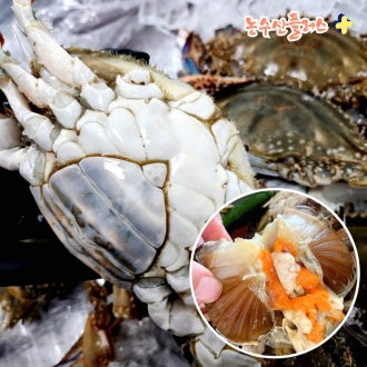 연평도 급냉 알배기 냉동 암꽃게 특품 선주직발송 1kg