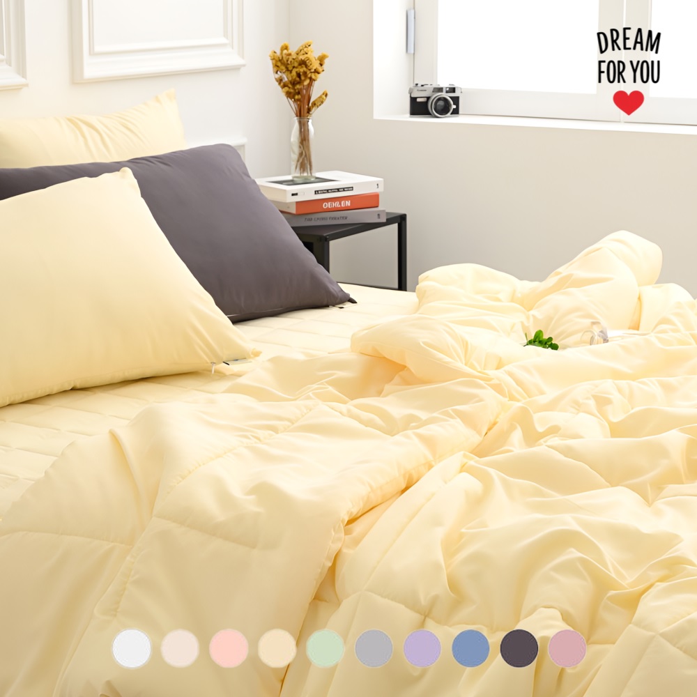 (1+2) 베리몽 먼지없는 가을 간절기 차렵이불 베개커버 패드 기숙사이불 침구세트 10 컬러