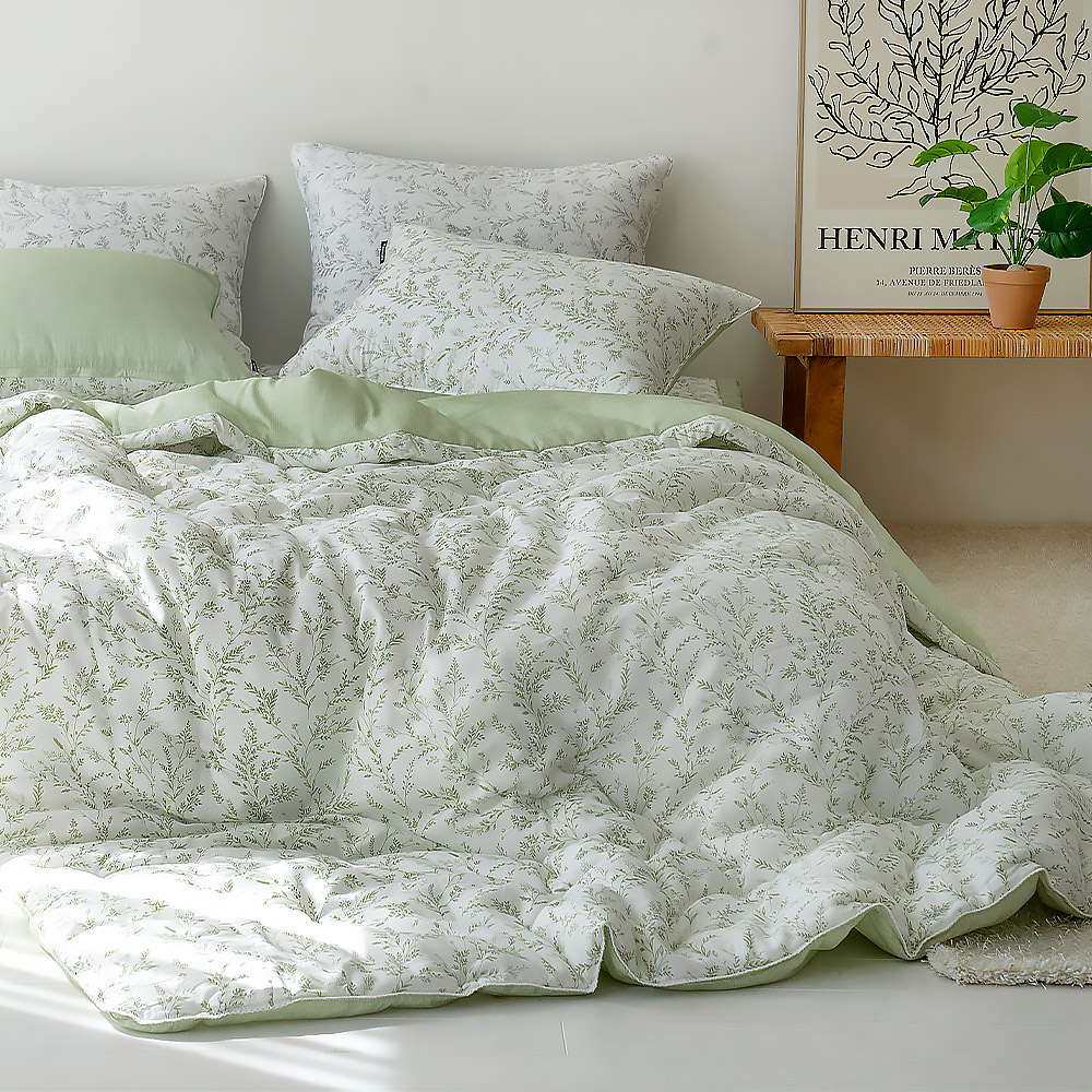 드림포유 사계절 텐셀 모달 향균 가을이불 무소음 차렵이불 논슬립 패드 베개커버 침구세트