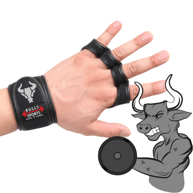 불스스포츠 헬스장갑 4구 휘트니스 웨이트 풀업 철봉 굳은살방지 손목보호 스트랩