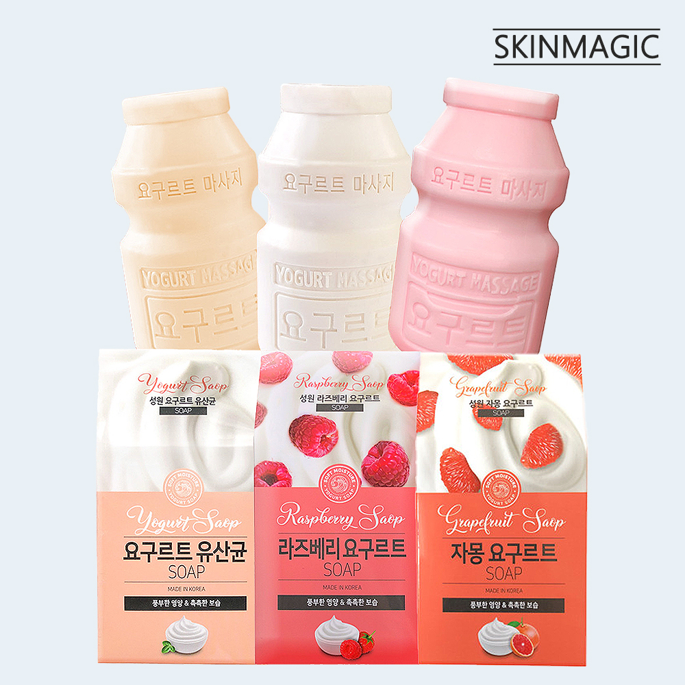 초움 요구르트 유산균 비누 세안 화장 비누 피부탄력 모공케어 저자극 비누