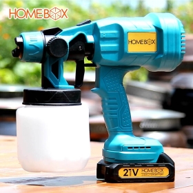 홈박스 무선 자동분사 페인트킹 에어 스프레이 건 페인트 도색 오토분무기 에어리스