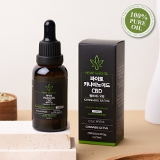 파이토 카나비노이드 CBD 유기농 햄프씨드 오일 30ml 대마유 대마종자씨유 오일