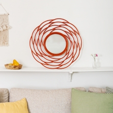 라틴매니아 빈티지 로즈거울 60cm 인테리어 핸드메이드 거울