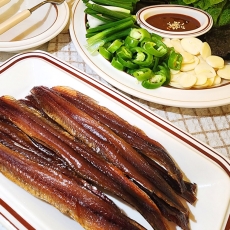 포항 구룡포 특등급 명품 햇 과메기 10미 완전 손질 야채세트 산지직송